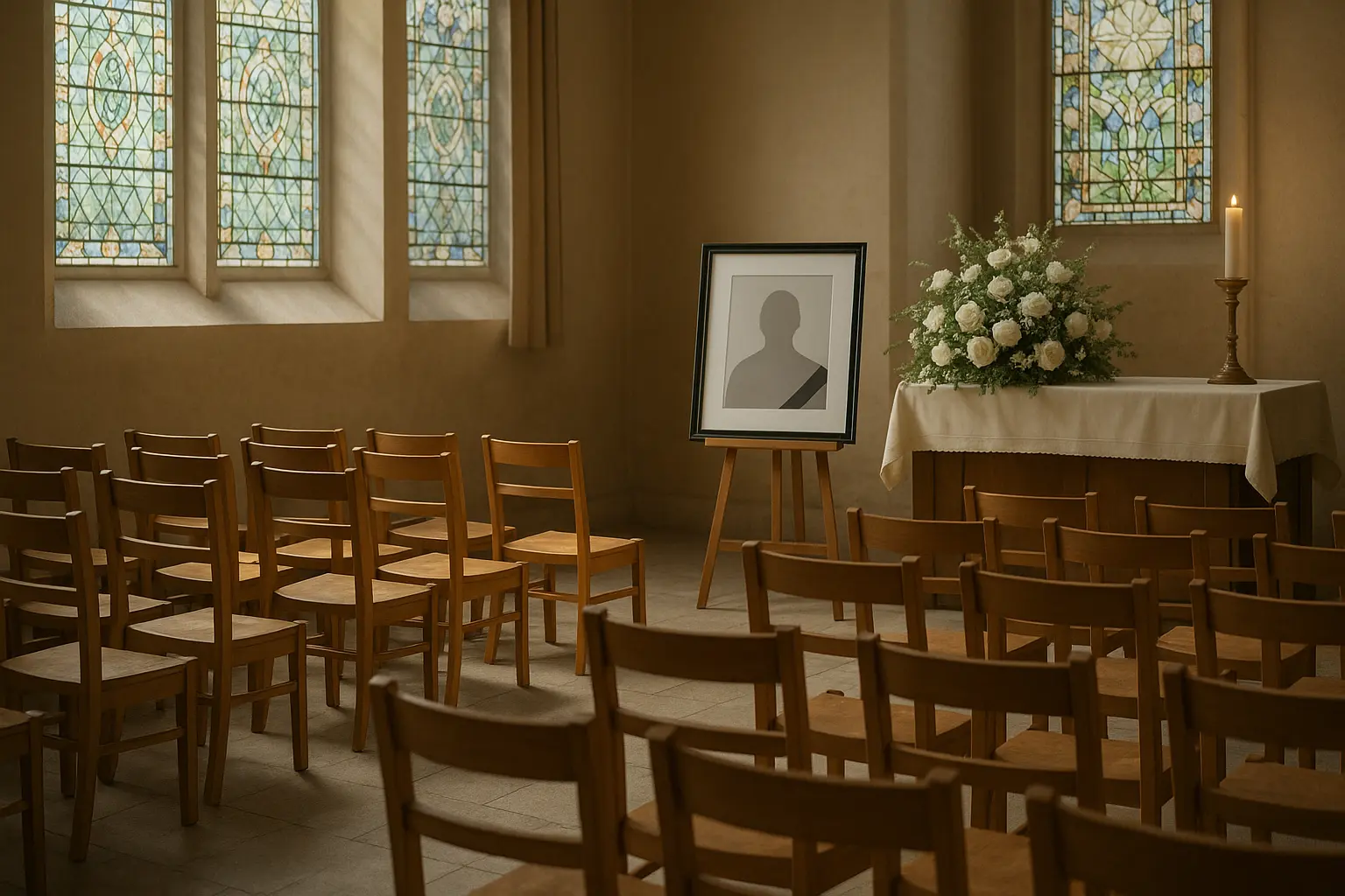 Person writing celebration of life speech