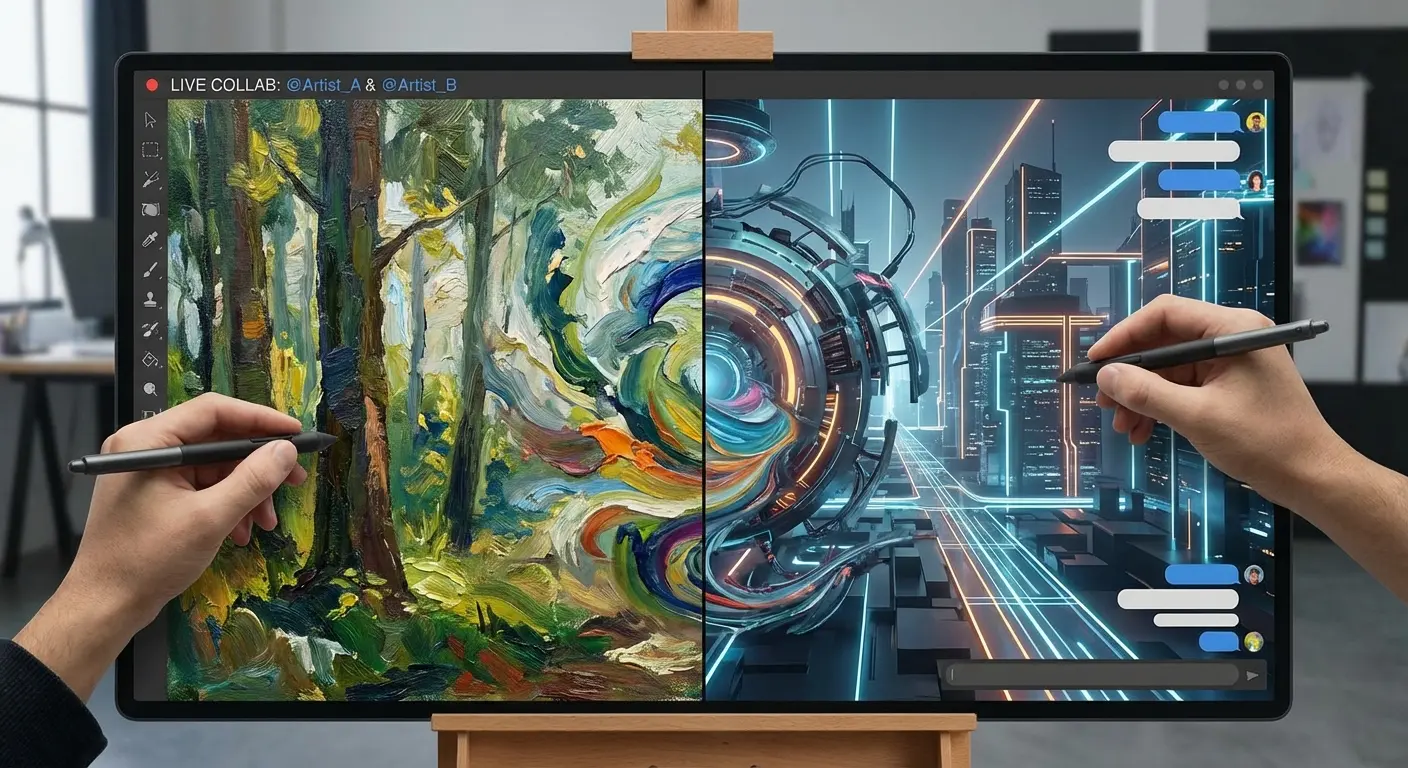 Magma collaborative browser-based art tool