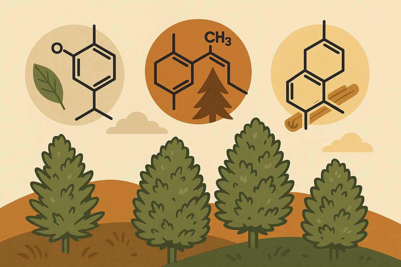 White Rhino strain terpene profile and aroma characteristics