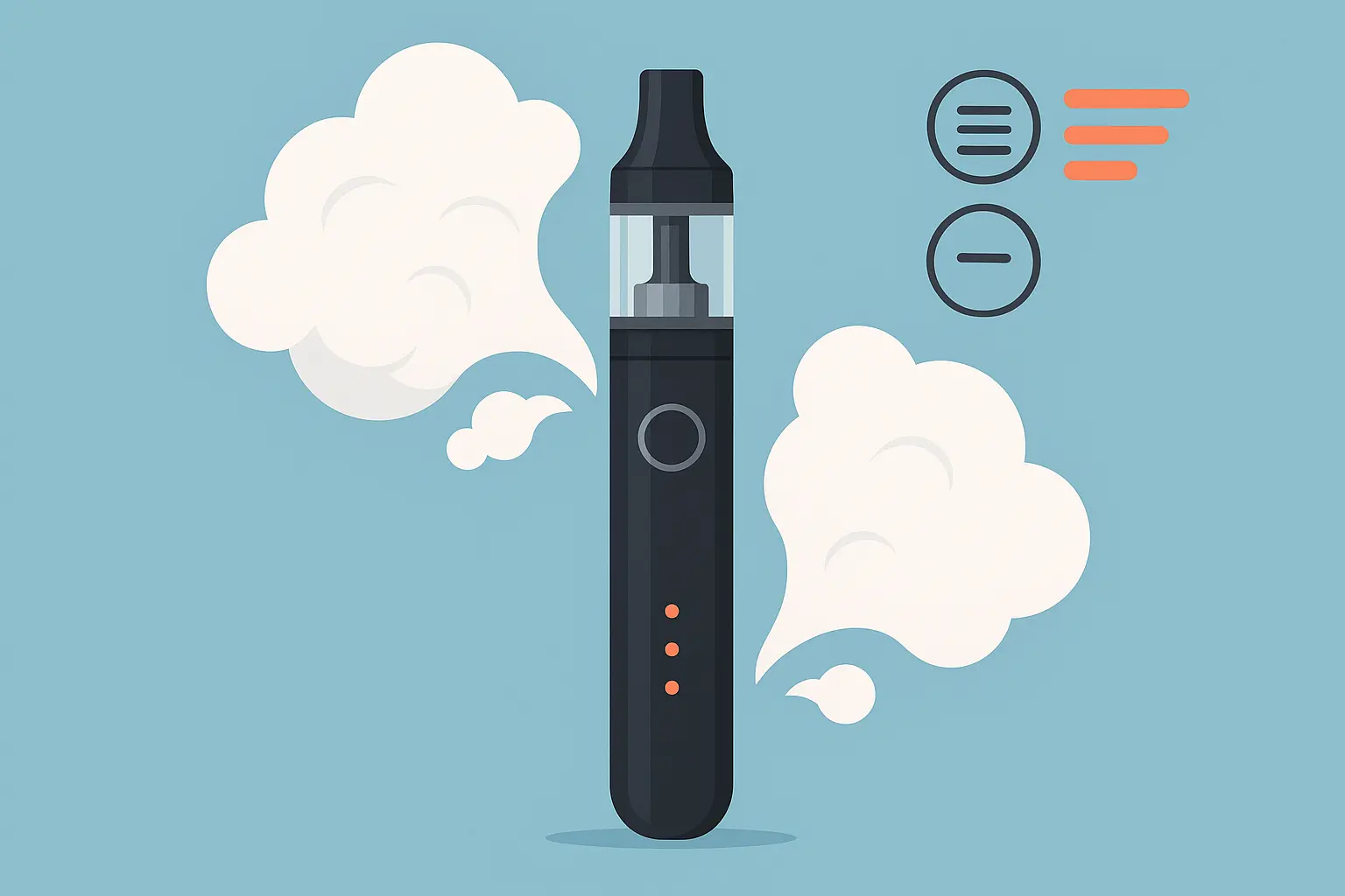 THC vape cartridge and battery setup