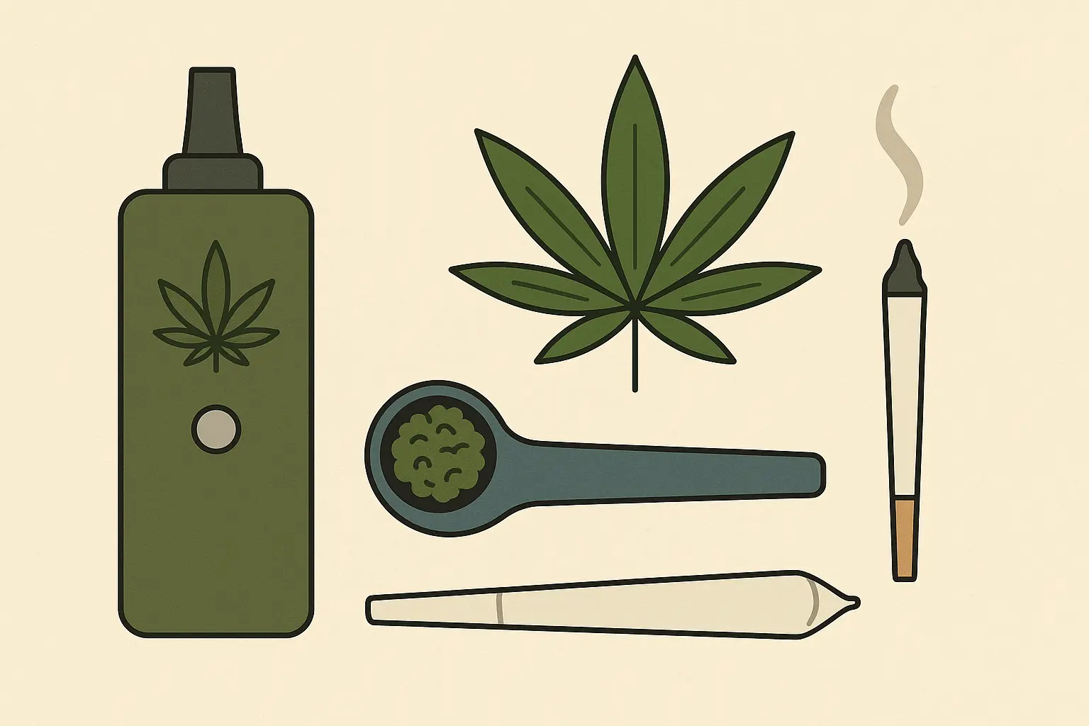 Various consumption methods for Do Si Dos strain