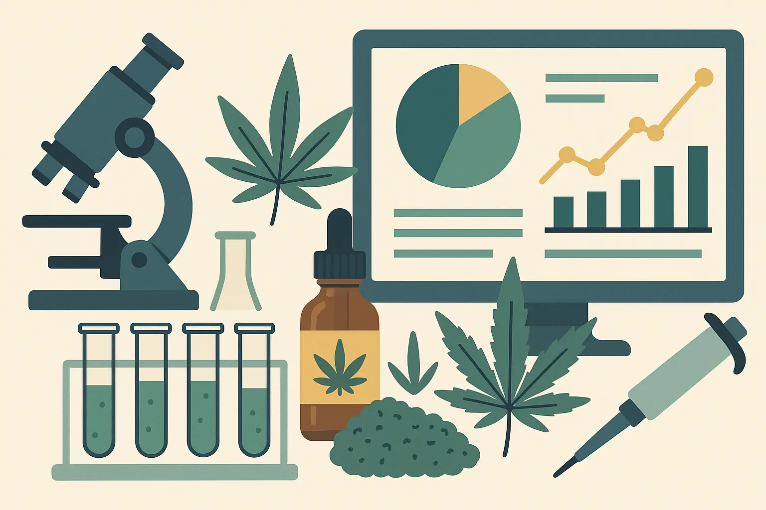 Laboratory testing cannabis for quality and safety