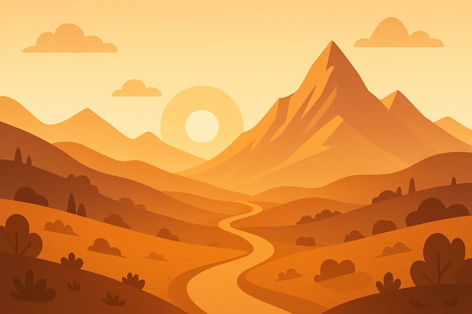 Mountain landscape bible verse wallpaper with Proverbs 3:5-6