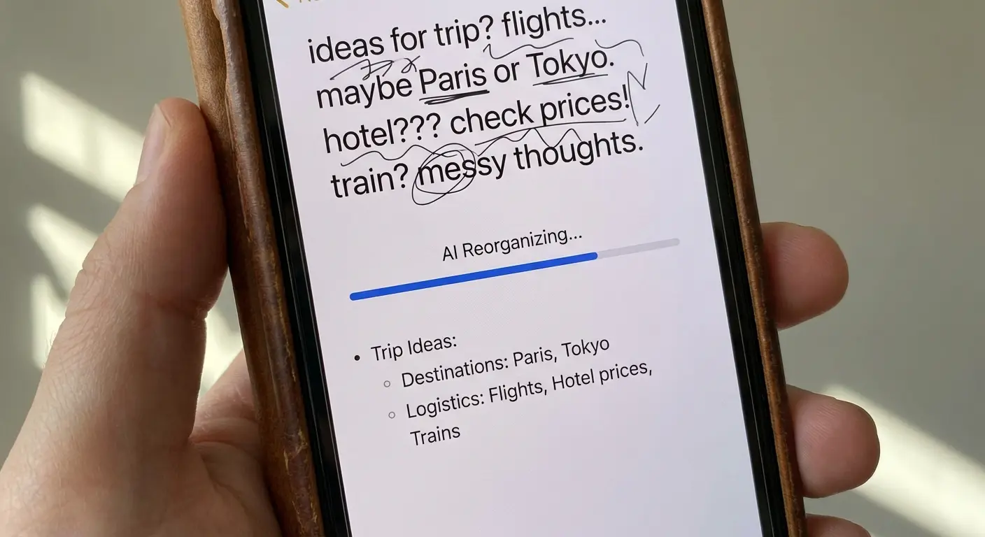 Writing and productivity apps displayed on Android screen