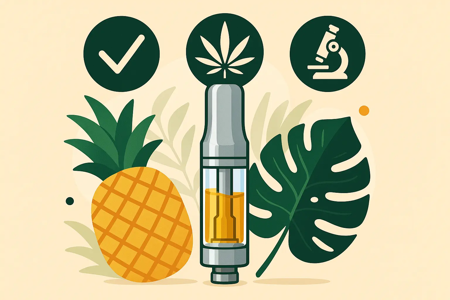 TEN$CARTS Pineapple Express cartridge quality features