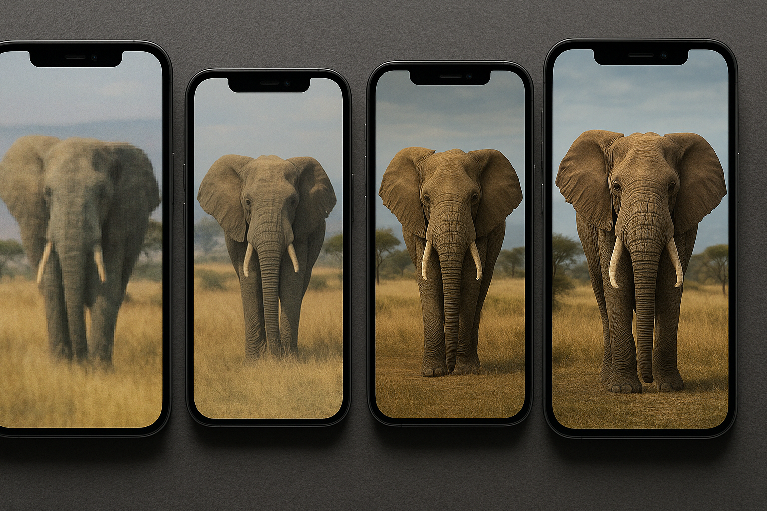 Elephant wallpaper selection criteria comparison