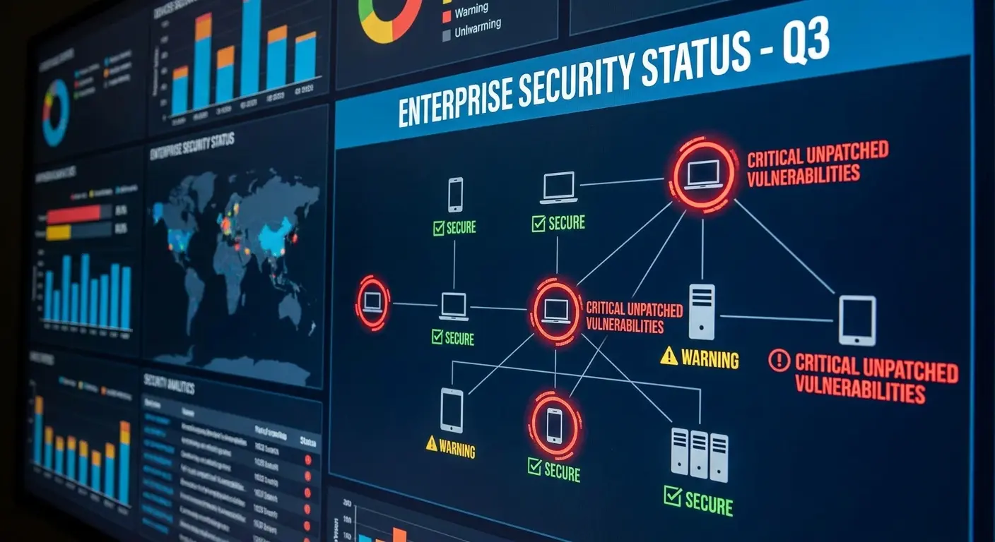 Security patching layers visualization