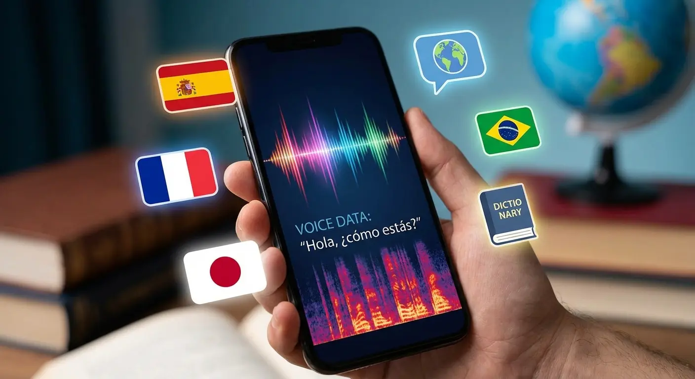 ELSA Speak app interface showing pronunciation feedback