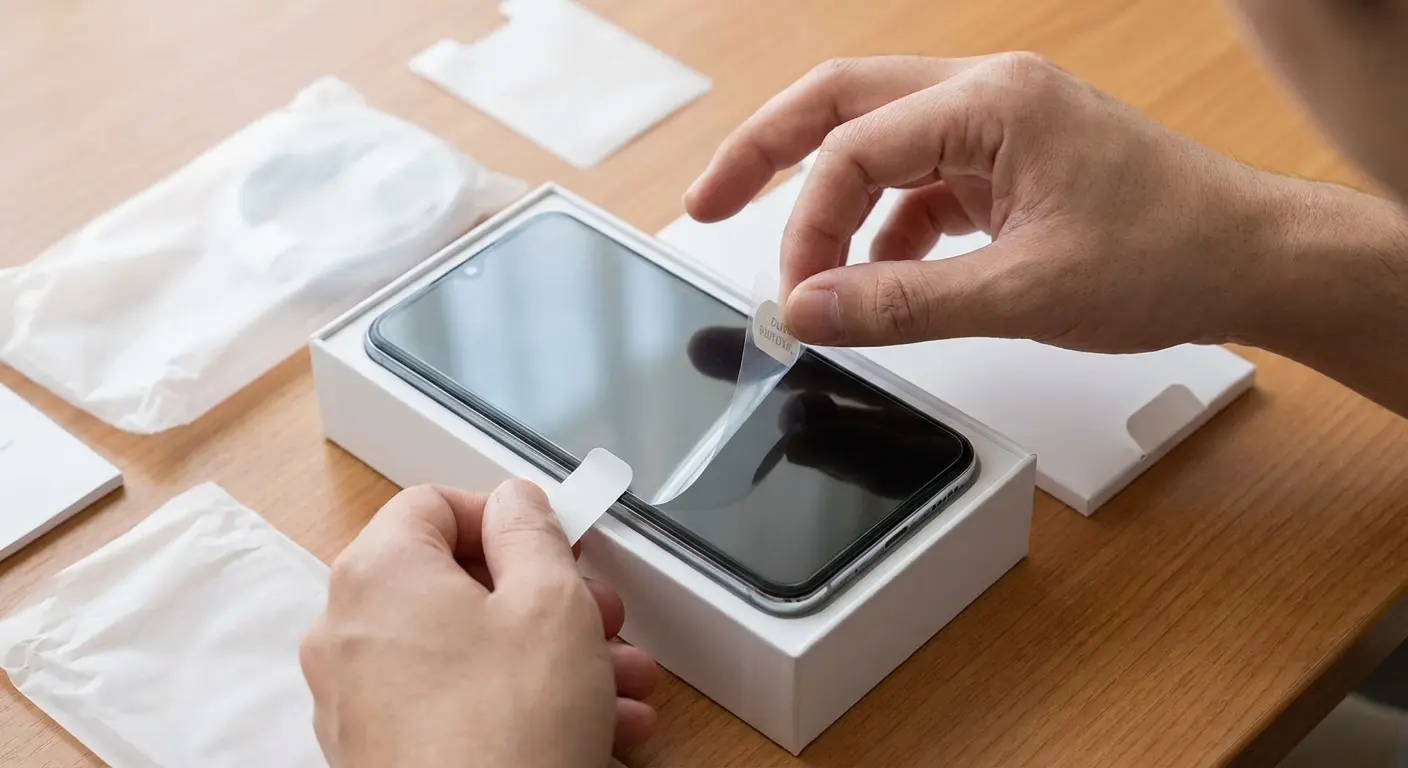 Comparison of protected versus unprotected phone screens