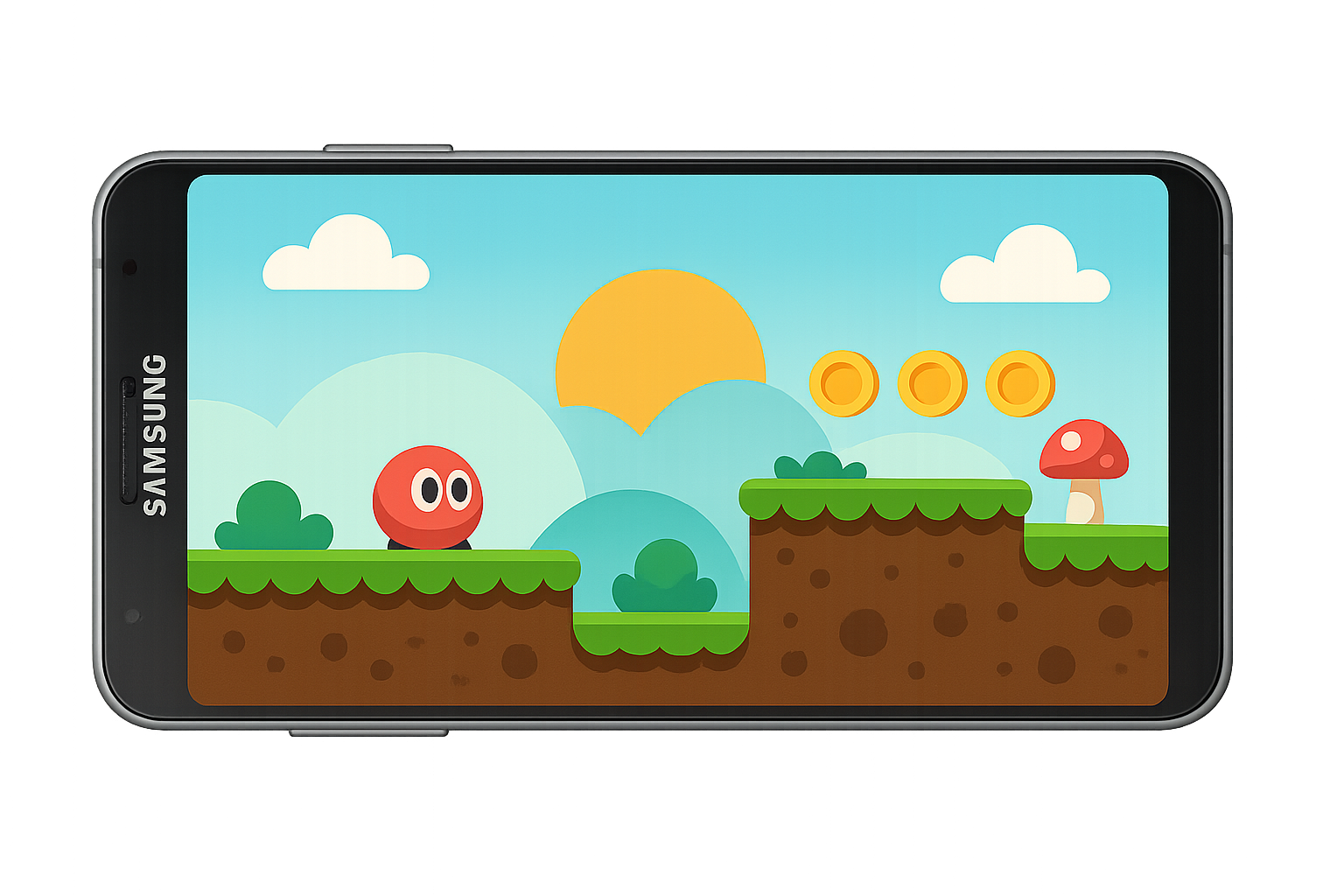 Samsung Galaxy phones for gaming and entertainment with large displays