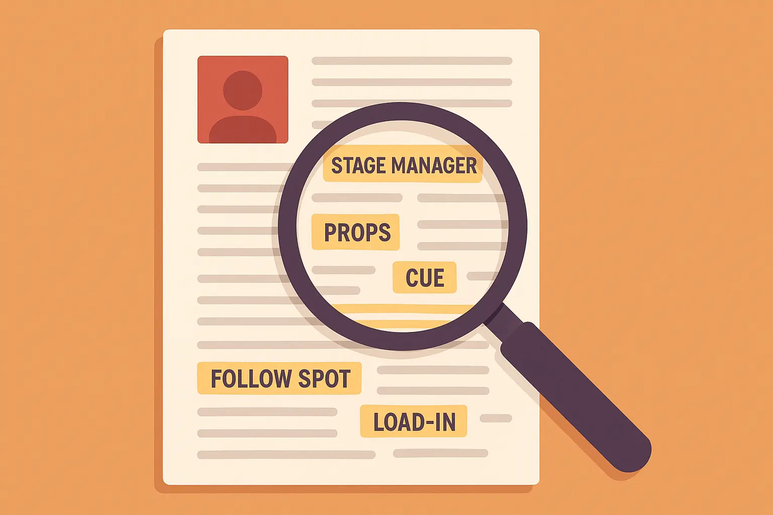 Stage Manager Resume Optimization
