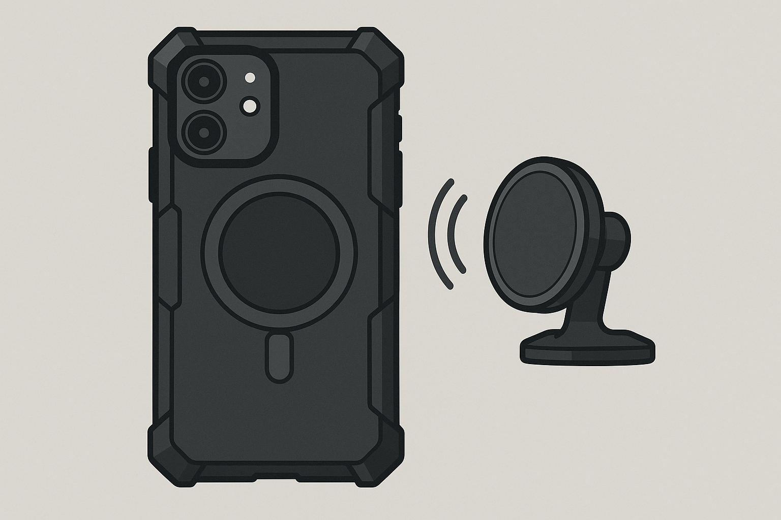 Rugged phone case protecting device with live wallpaper display