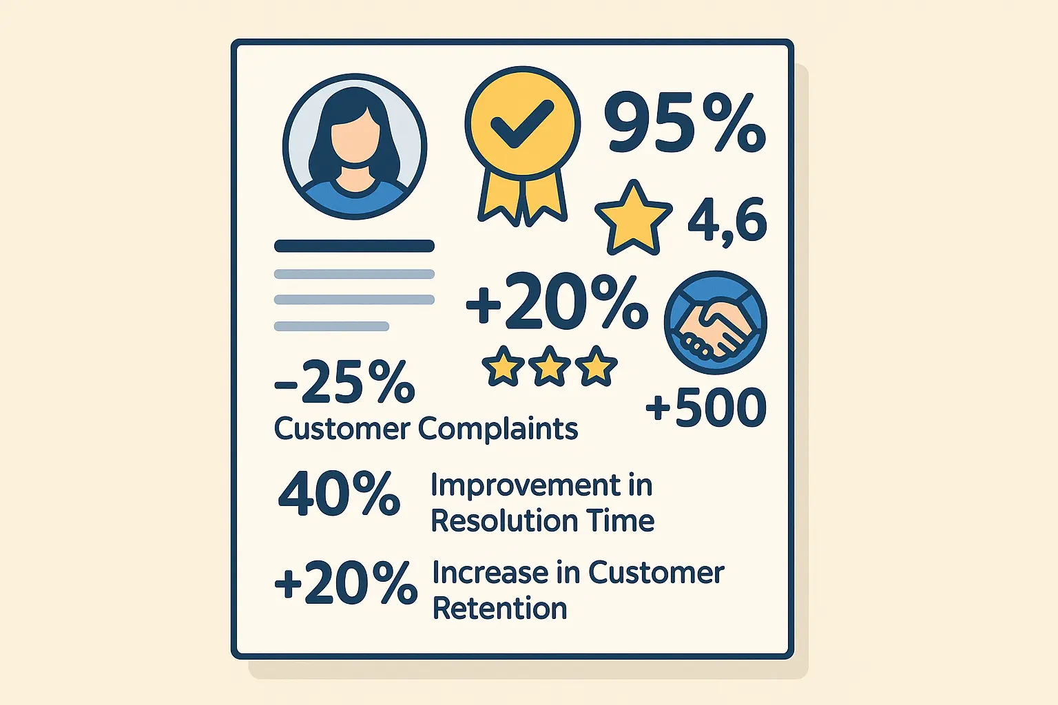 Results-focused customer service resume writing