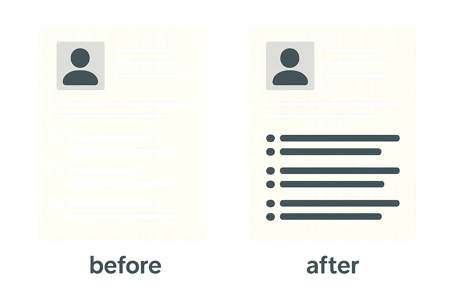 Resume content optimization