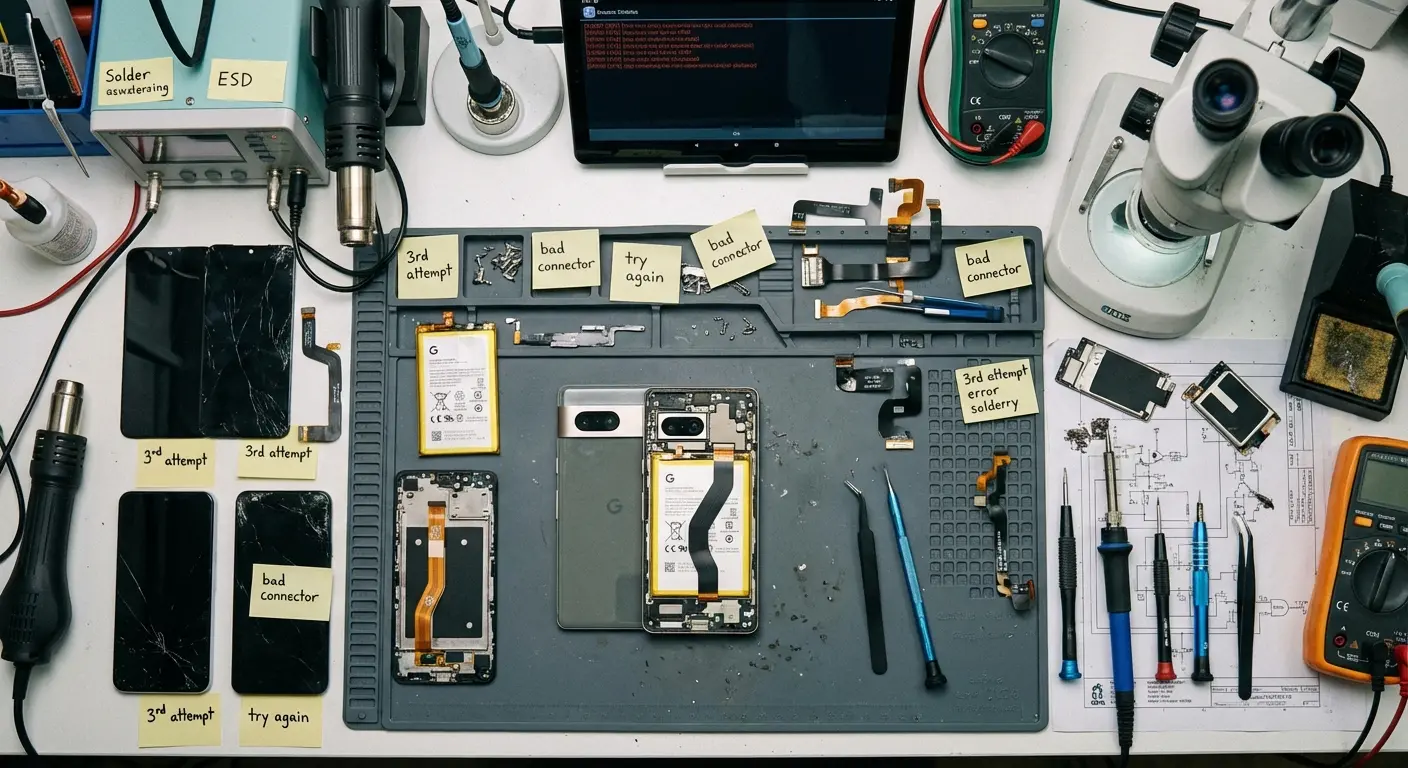 Multiple screen repair costs over time