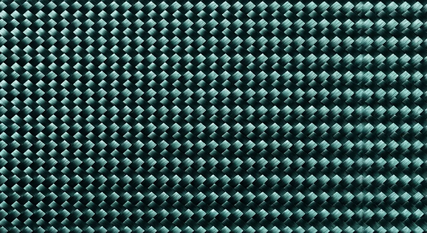 Teal Carbon Fiber pattern tinted with a subtle teal gloss