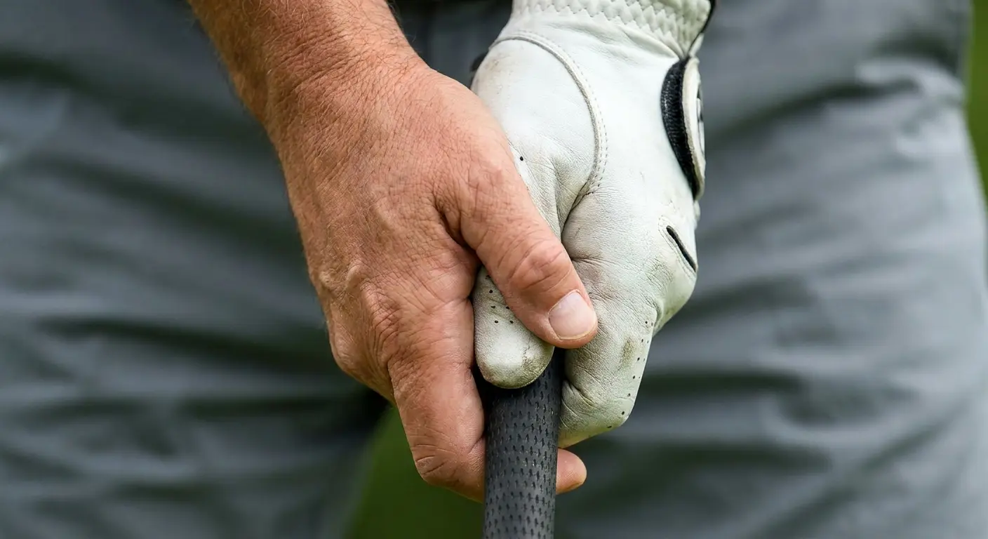 The interlock - see how the pinky weaves between the fingers?