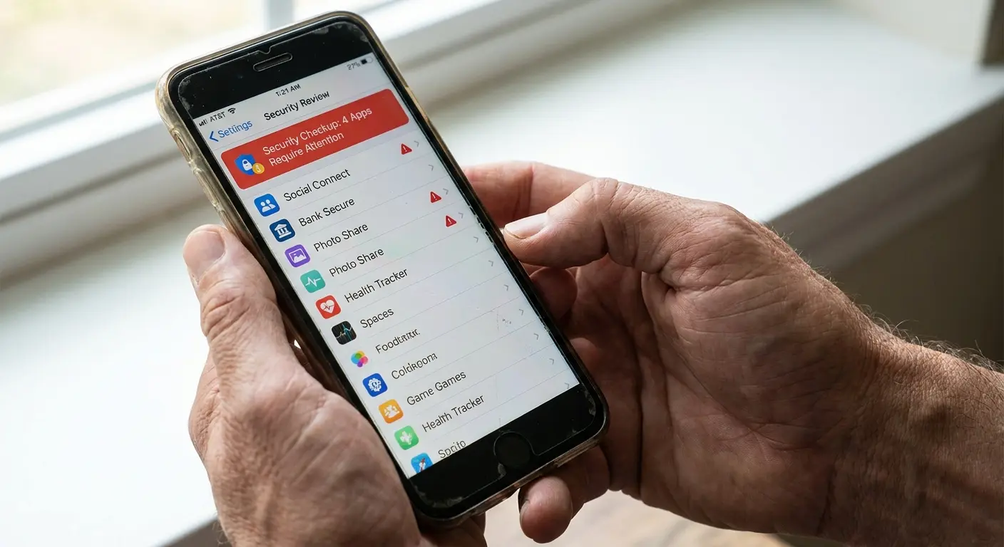 Phone security settings review