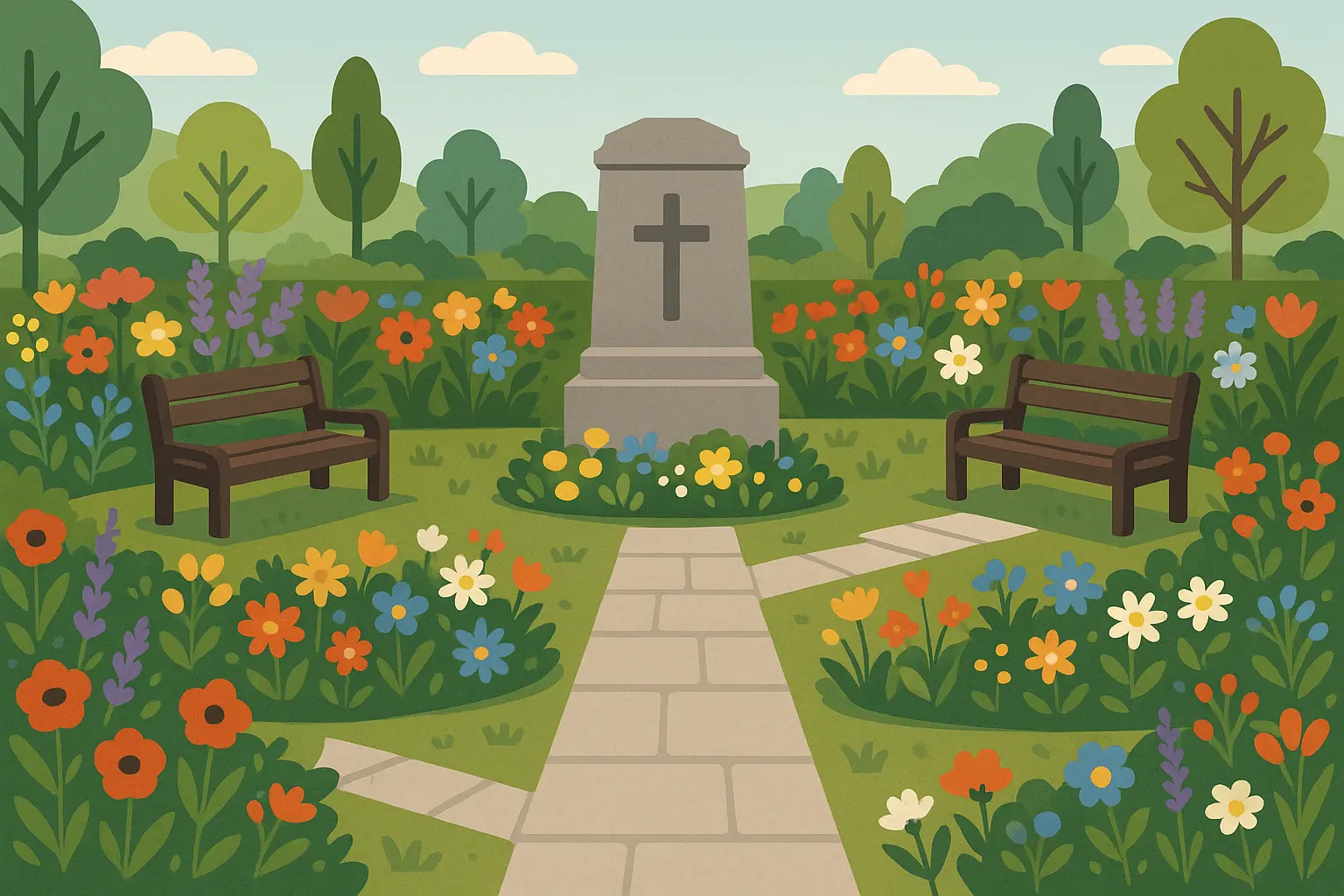 Cultural diversity at memorial service