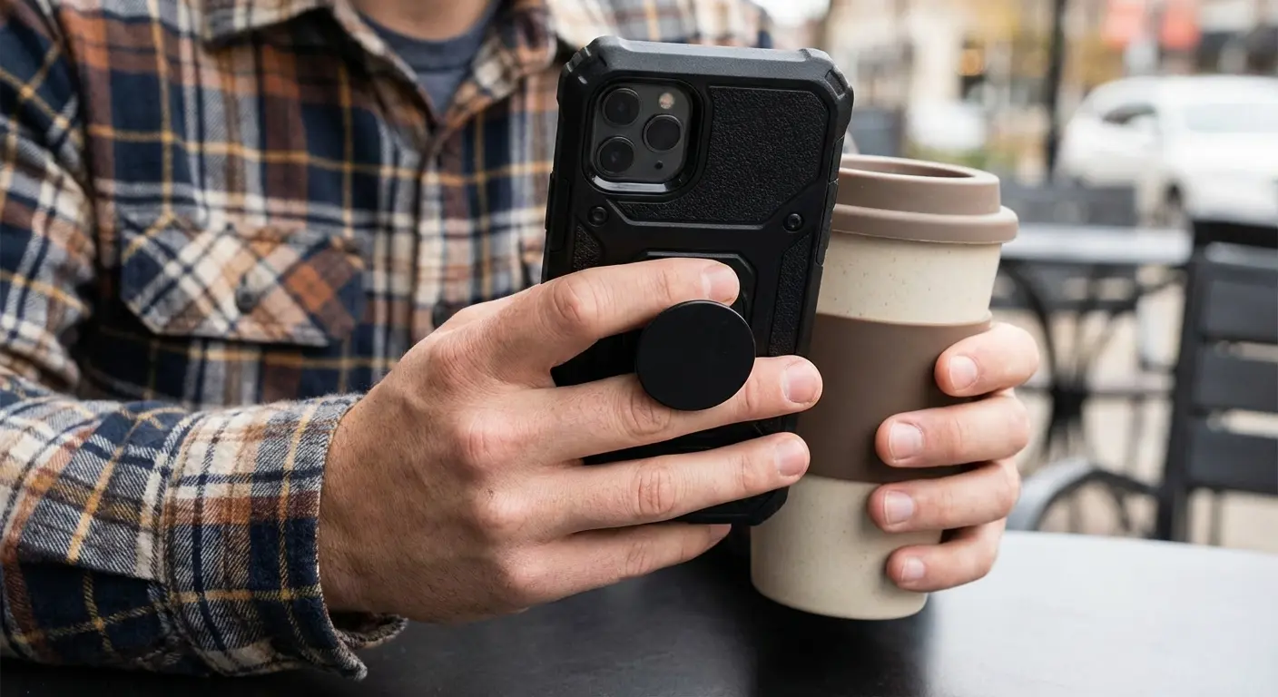 Rokform case with magnetic mounting feature