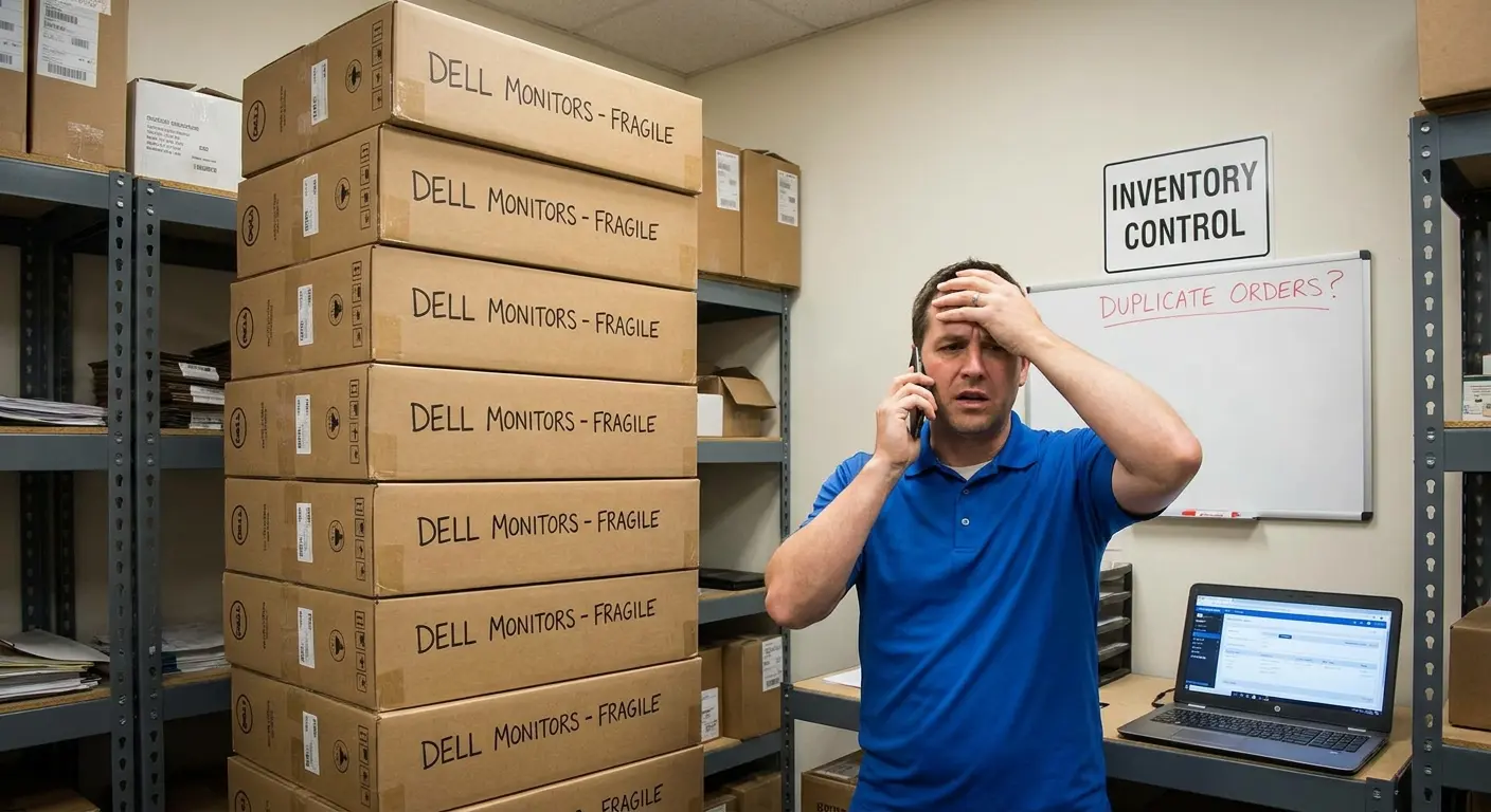 Lost laptop inventory in storage
