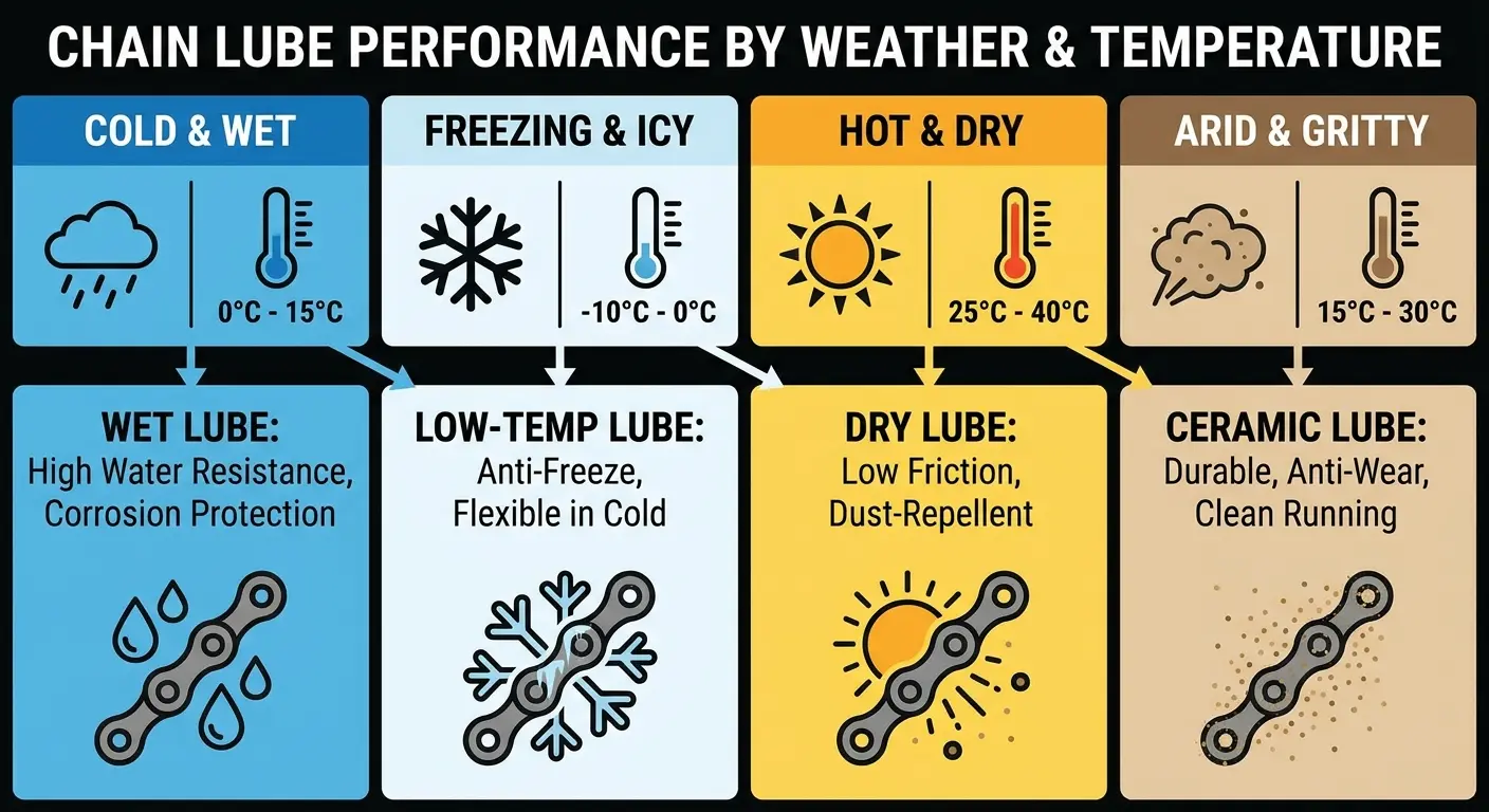 Castrol Chain Lube OR application