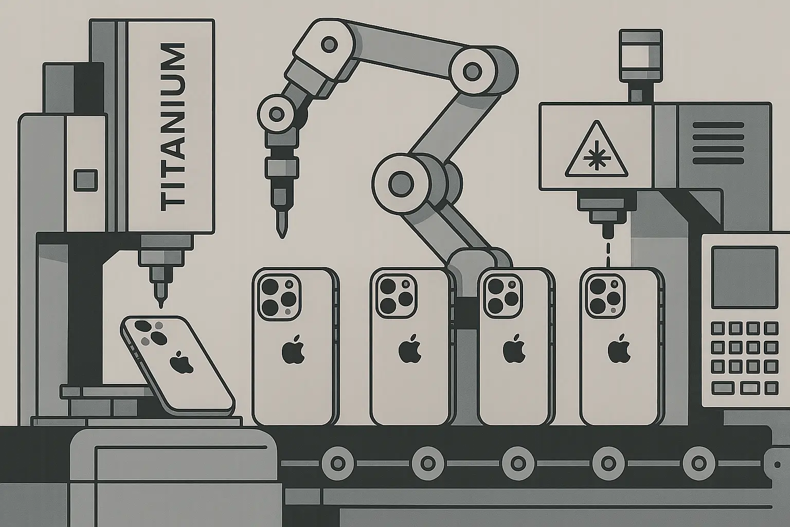 Long-term titanium iPhone strategy through 2025