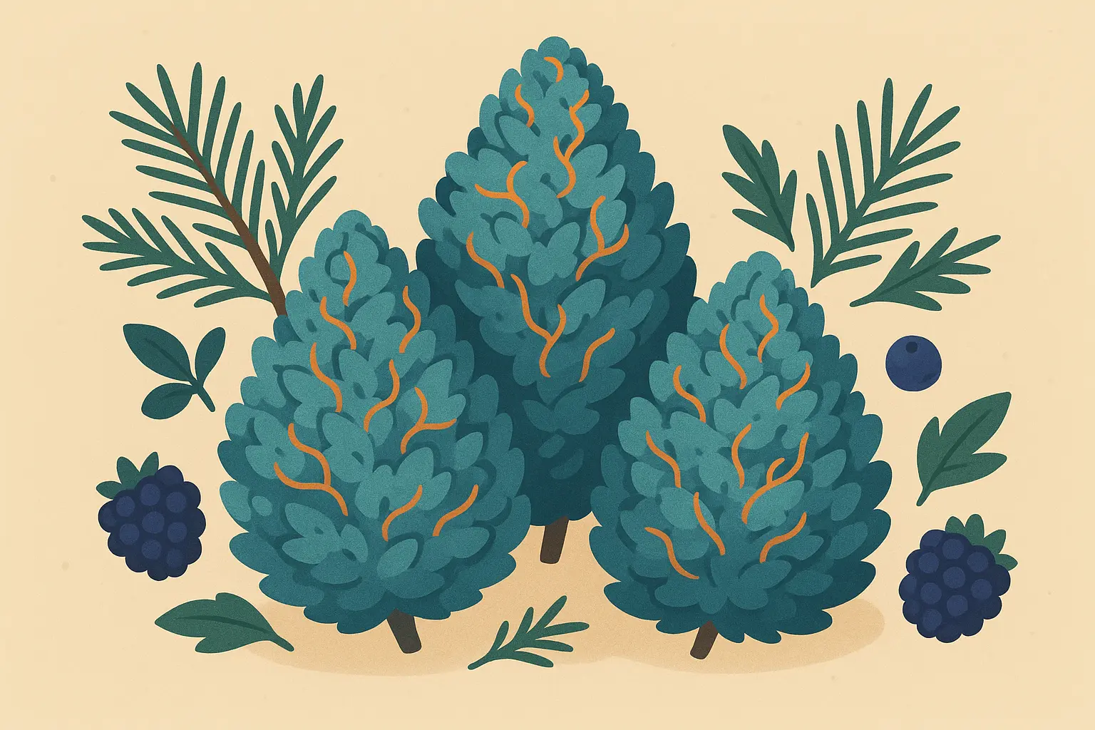 Blue Dream strain buds with distinctive blue-green coloration