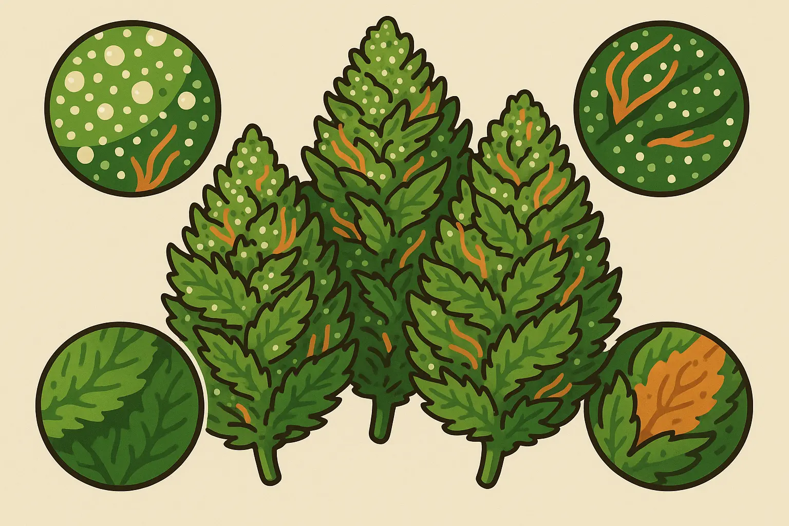 High quality cannabis bud visual inspection guide
