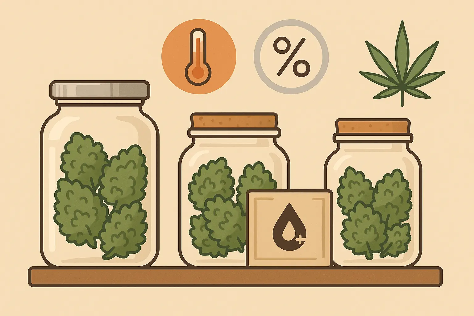 Proper cannabis storage methods for maintaining Do Si Dos quality