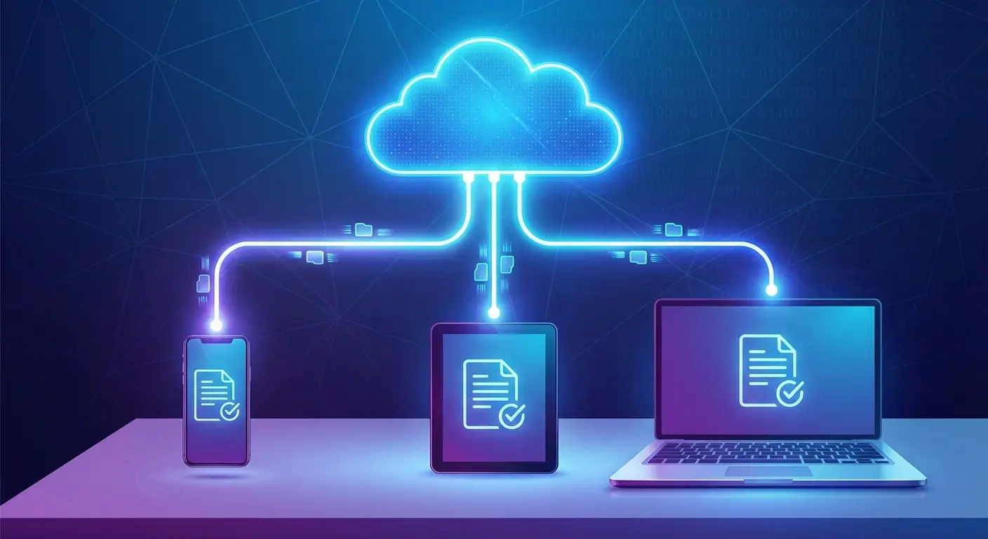 Google Drive cloud storage and workspace suite on a mobile device