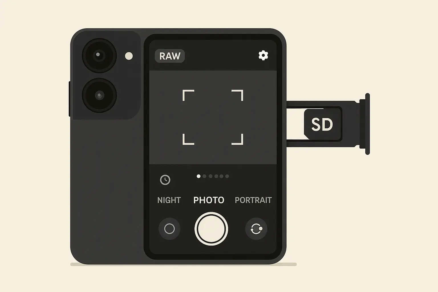 Sony Xperia professional camera interface