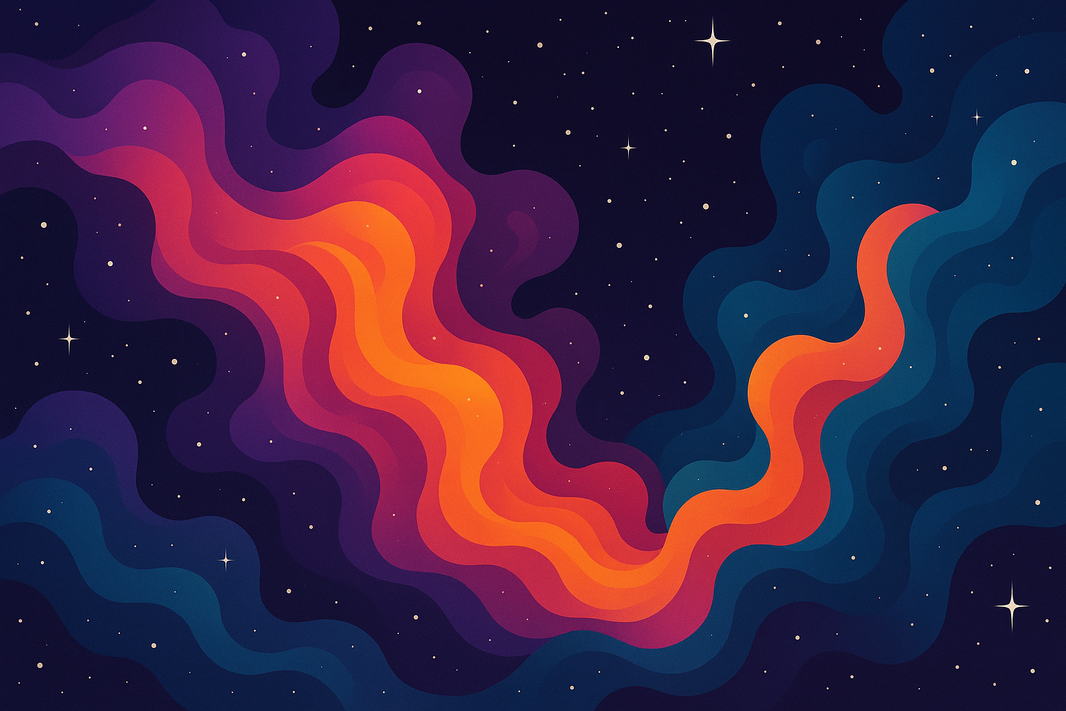 Nebula cloud formation wallpaper