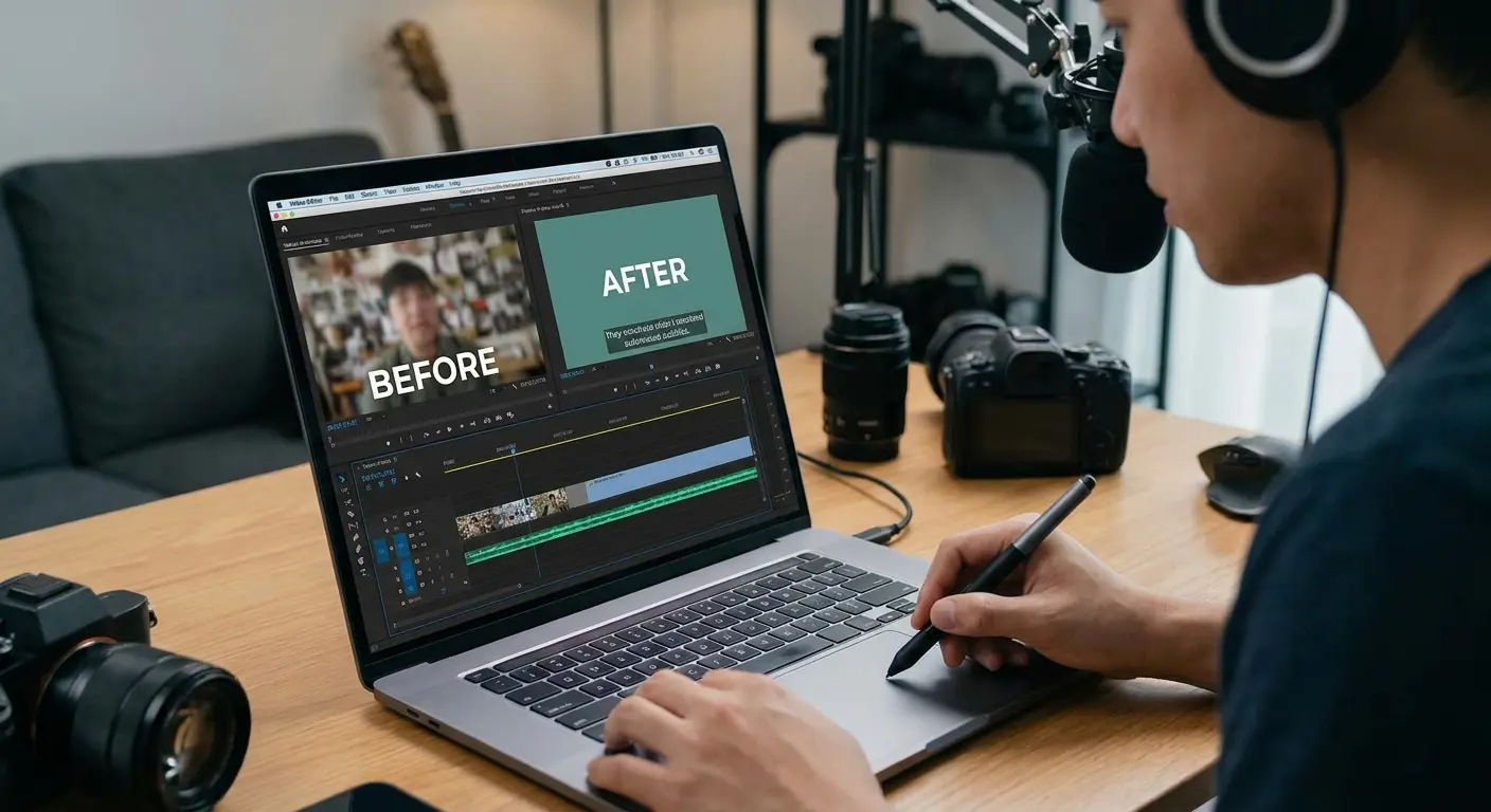 Runway ML video editing interface