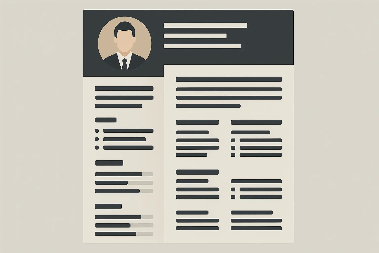Modern resume formatting examples