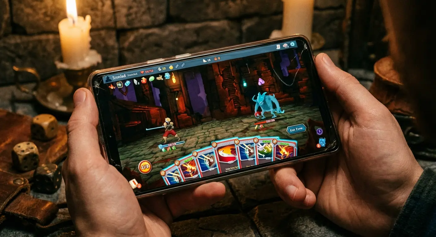 Slay the Spire mobile gameplay