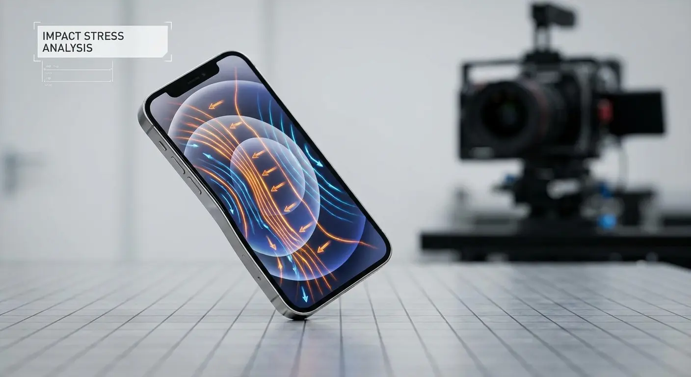 Internal phone damage from corner drops
