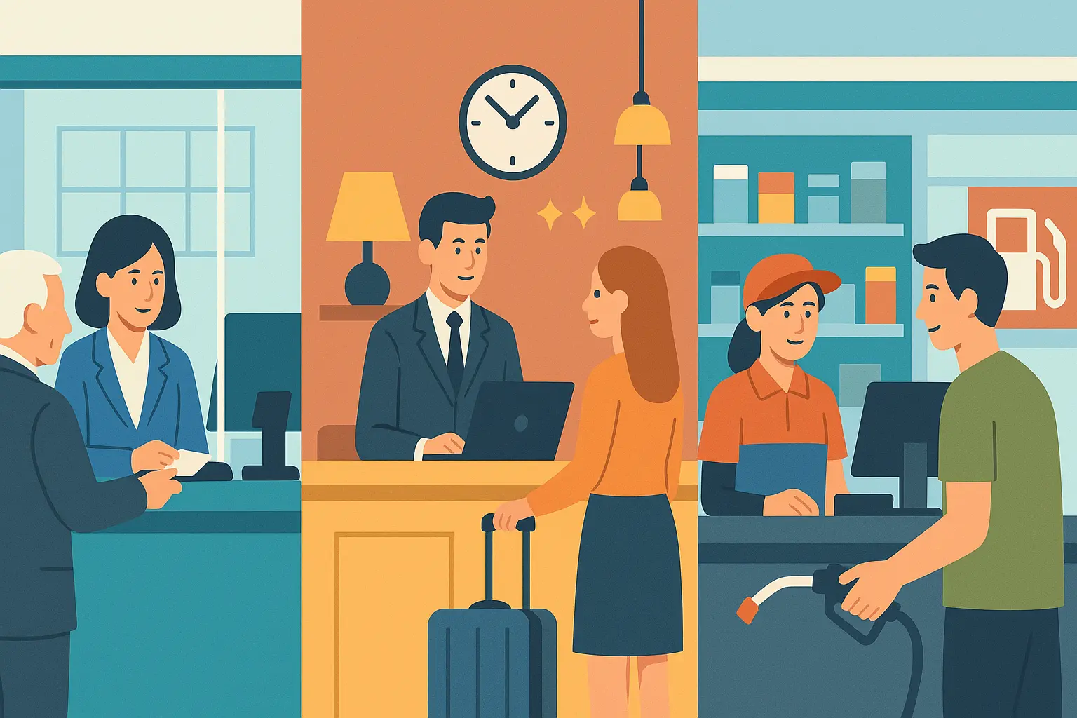 Specialized cashier position examples
