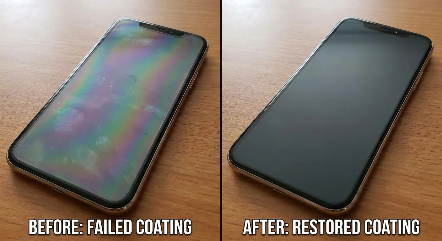 Professional phone screen restoration service
