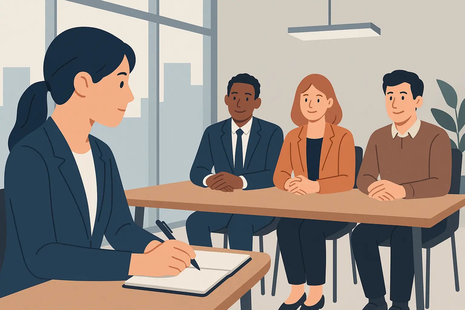 Multiple personalized follow-up emails for different interviewers