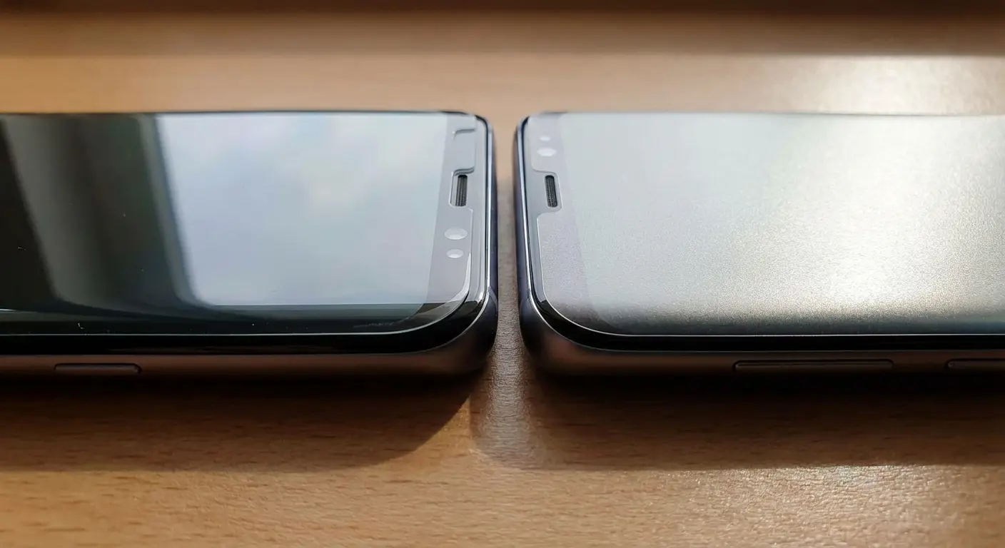 Tempered glass versus film protector comparison