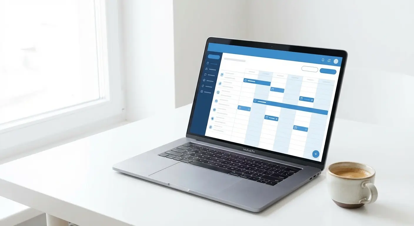 Calendly scheduling interface on desktop and mobile
