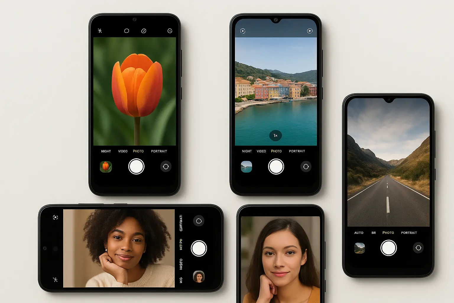 Mid-range camera phones value comparison