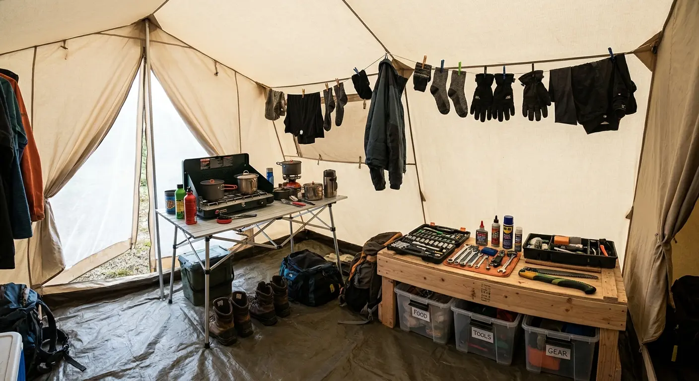Hilleberg expedition tent for long motorcycle trips
