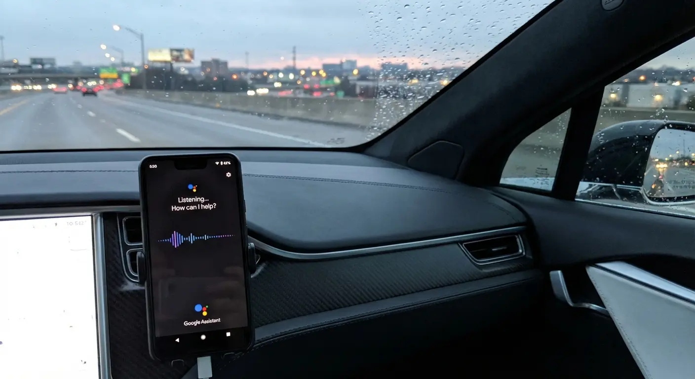 Cracked phone screen interrupting productivity