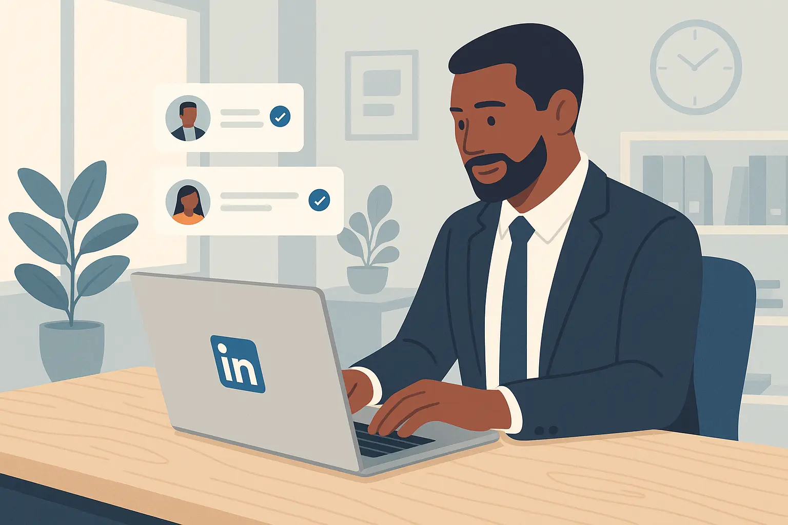 LinkedIn networking strategy for post-interview follow-up