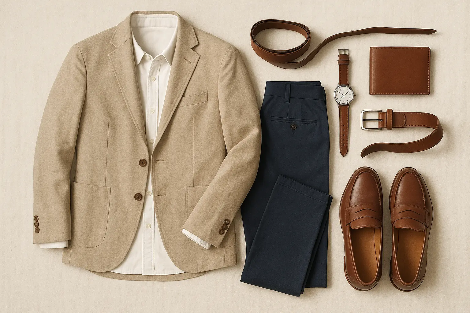 Step-by-step outfit preparation for celebration of life