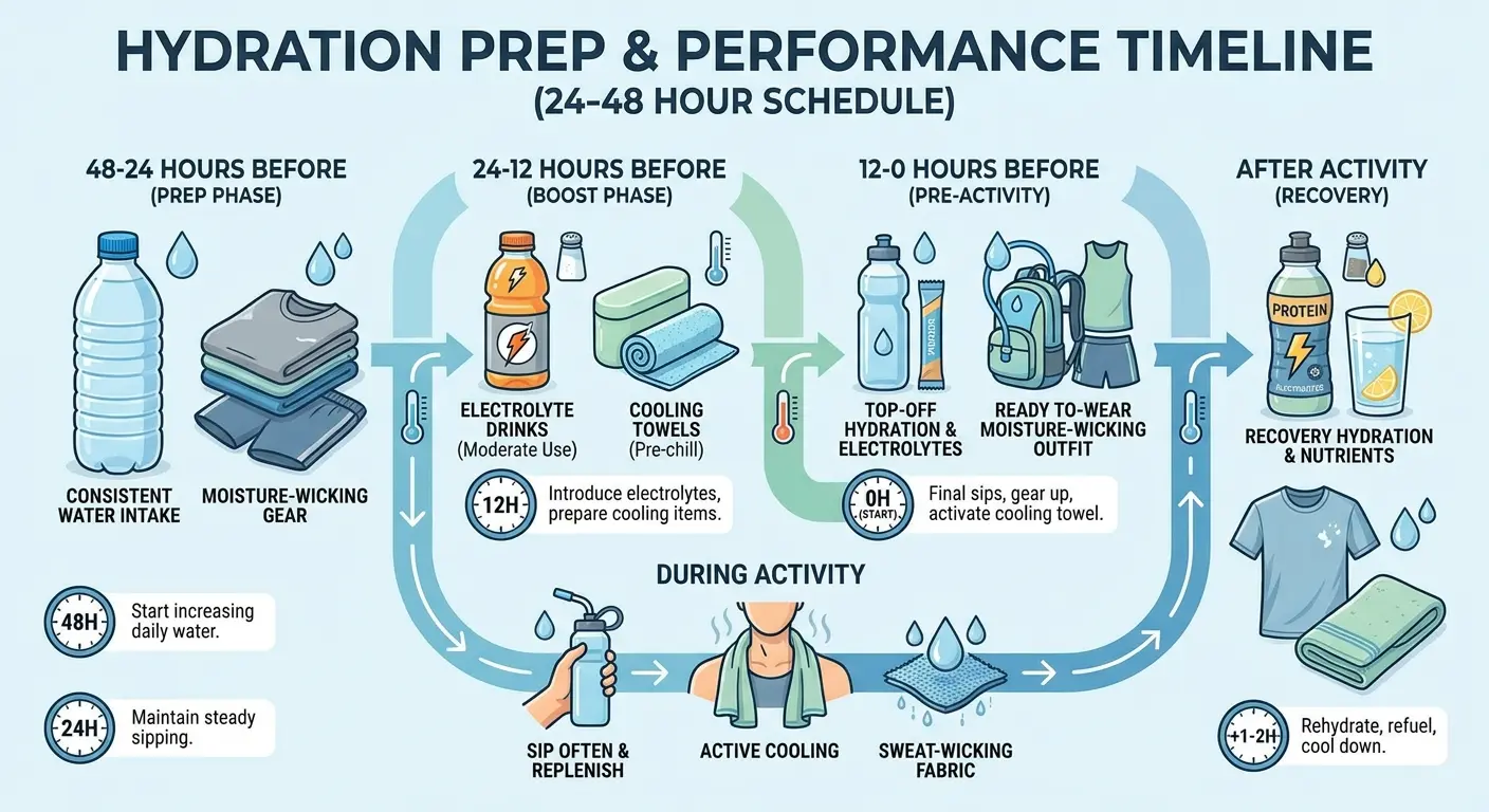 Motorcycle rider staying hydrated during training