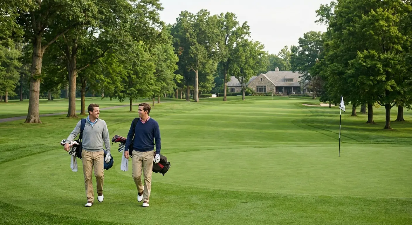 Bel-Air Country Club hillside setting