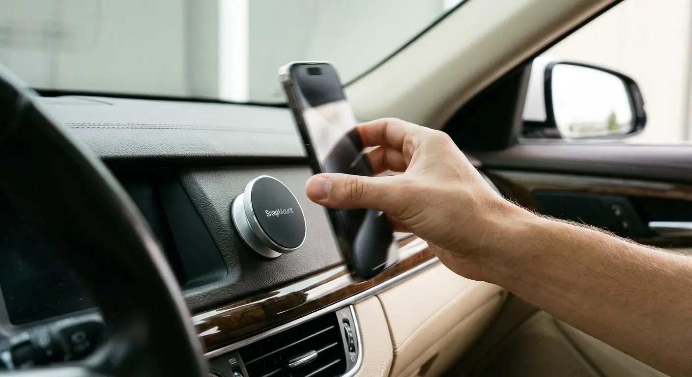 Rokform magnetic mount system with wireless charging